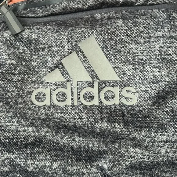 adidas Unisex Rumble II Sackpack, Onix Jersey/Bright Cyan/Onix/Chalk Cora - Picture 2 of 5